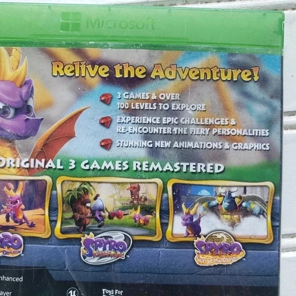 Spyro Reignited Trilogy (Microsoft Xbox One / Series X, 2018) 3 Remastered Games